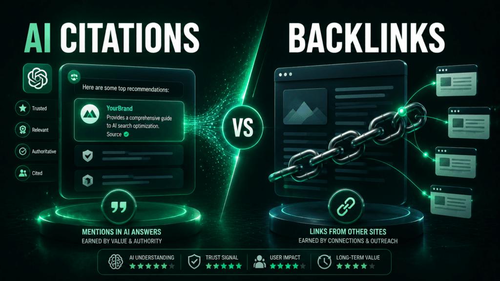 AI Citations vs Backlinks