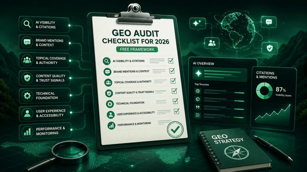 GEO Audit Checklist